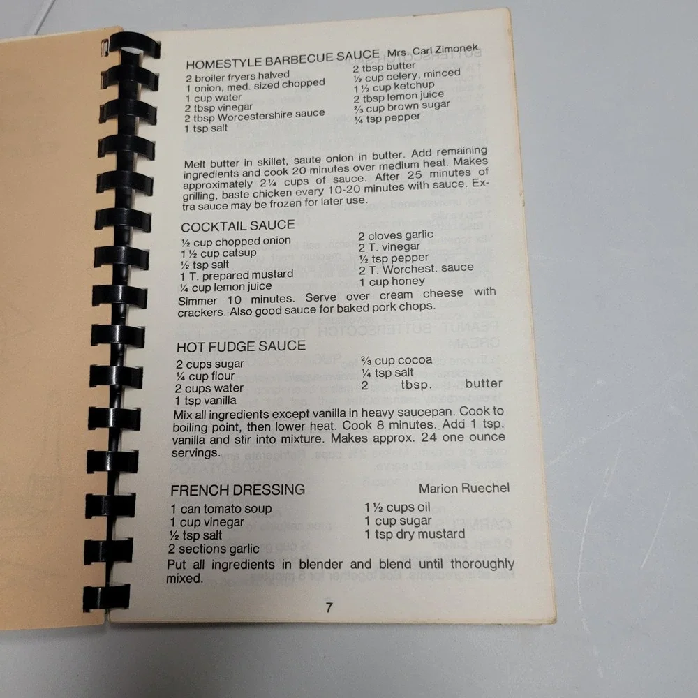 St Peters Cook Book 125th Anniversary Oconto Wisconsin 1857-1982 Vintage